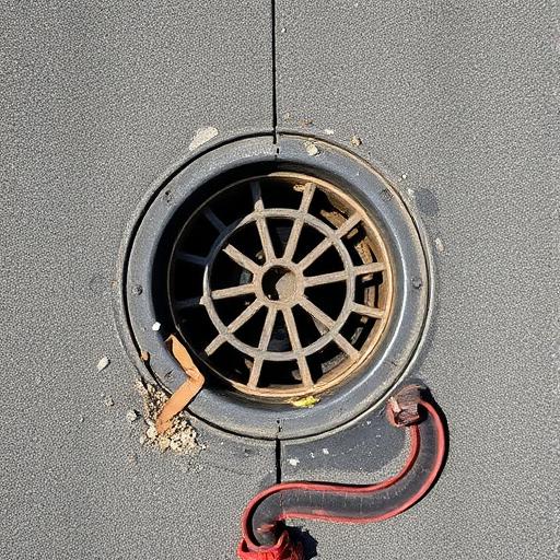 Drain inspection photo